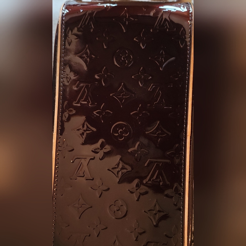 Authentic Louis Vuitton Amarante Monogram Vernis Bag/Dust Bag/Coa/Pristine - Picture 3 of 7